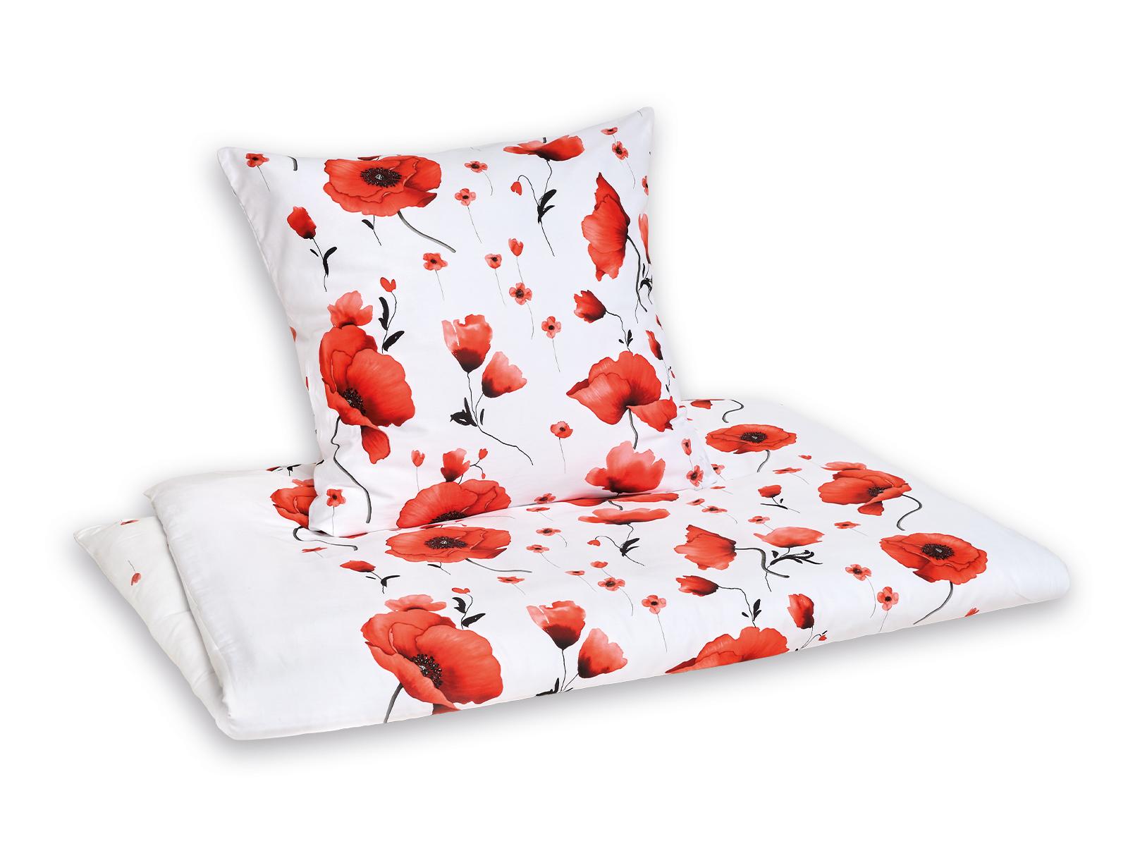 Kaeppel Scarlett Poppies Satin Bettwäsche